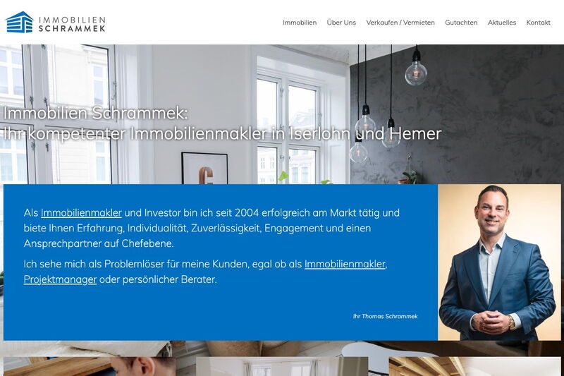 Startseite von immobilien-schrammek.de