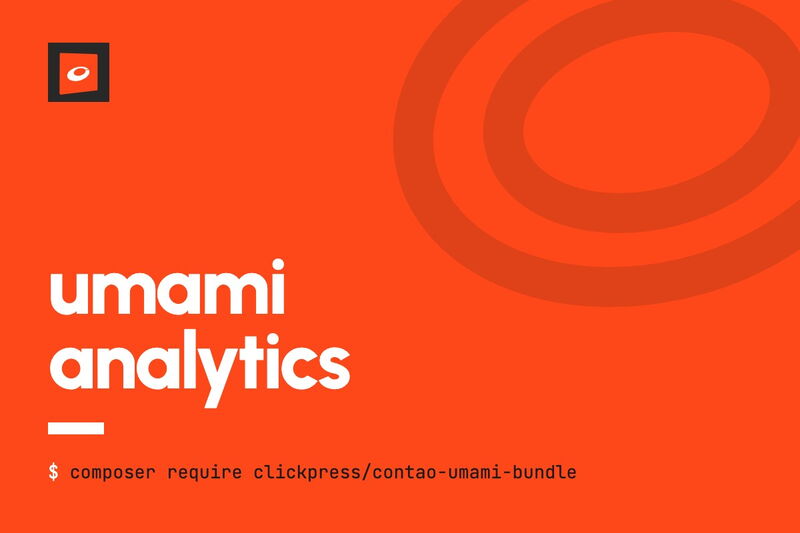 Titelbild: Umami Analytics für Contao