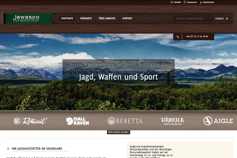 Startseite von jawaspo.de